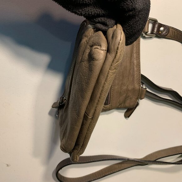 The Trend brown leather crossbody - Picture 3 of 9